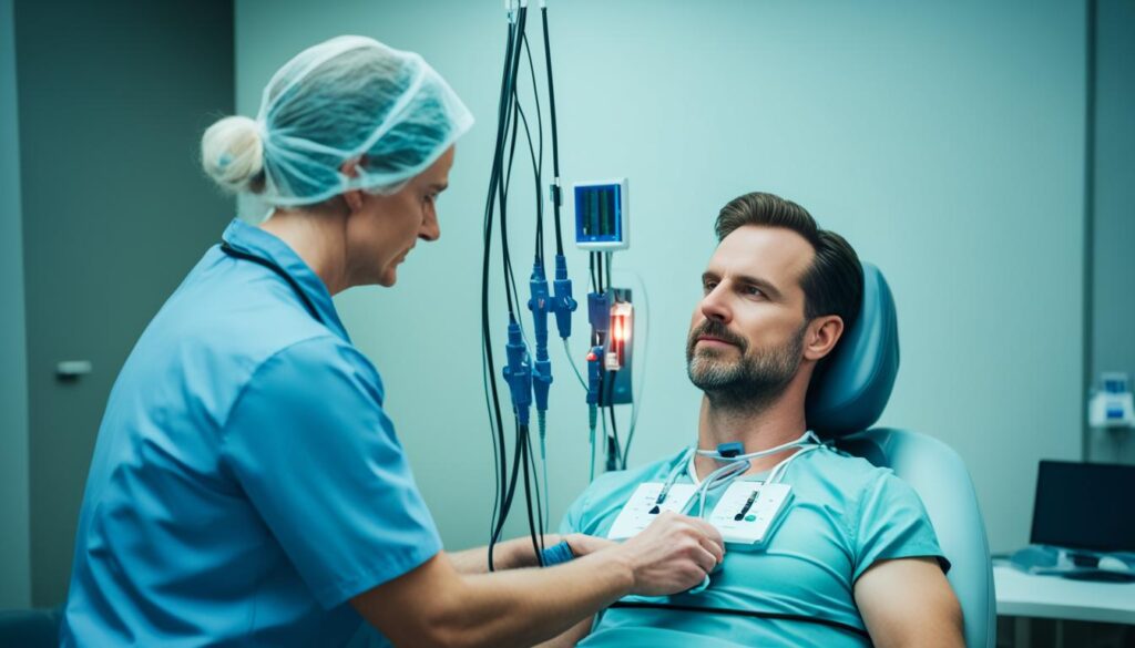 preparación para un electrocardiograma